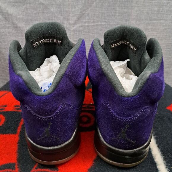 %Size 11.5 Nike Air Jordan 5 ‘Alternate Grape’ Men AJ8 main image 10